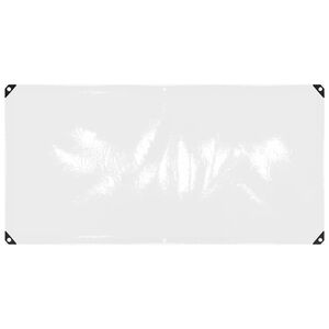 vidaXL Lona transparente con ojales PVC 1x2 m