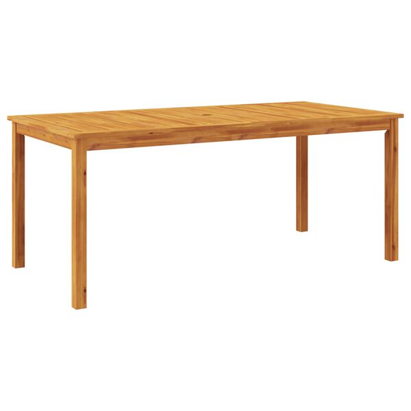 vidaXL Juego de comedor de jardín 9 piezas 180x90x75 cm madera maciza de acacia