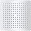 vidaXL Cabezal de ducha cuadrado efecto lluvia acero inoxidable 25x25