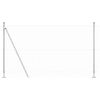 vidaXL Valla con Poste Plateado 1,6 x 10 m Acero