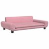 vidaXL Cama para perros de terciopelo rosa 100x54x33 cm