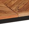 vidaXL Mesa de comedor 200x100x75 cm madera maciza acacia
