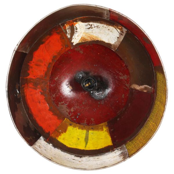 vidaXL L&aacute;mpara colgante vintage 25 W multicolor redonda 41 cm E27