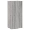 vidaXL Mueble TV de pared madera ingenier&iacute;a gris Sonoma 40,5x30x90 cm