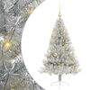 vidaXL &Aacute;rbol de Navidad Artificial Preiluminado Plateado 120 cm PET