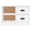 vidaXL Mueble para TV madera contrachapada blanco 73x35,5x47,5 cm
