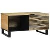 vidaXL Mesa de centro Natural 80 x 50 x 40 cm Madera de ingenier&iacute;a