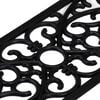vidaXL Alfombrillas de escalera de goma 10 uds goma 25x75 cm