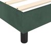 vidaXL Estructura Estructura de cama con somier terciopelo verde oscuro 180x200 cm