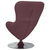 vidaXL Sill&oacute;n huevo Morado 63 x 73 x 90 cm tela