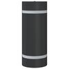 vidaXL L&aacute;mpara de pared de exterior aluminio fundido negro