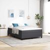 vidaXL Cama de plataforma Gris oscuro 140 x 200 cm Tela de Pana