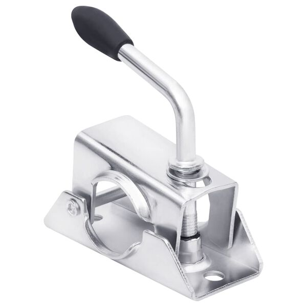 vidaXL Abrazaderas rueda jockey 2 uds acero galvanizado 13,5x6,5x14 cm