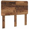 vidaXL Estructura de cama con cabecera Madera vieja 120 x 200 cm