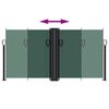 vidaXL Toldo lateral retr&aacute;ctil verde oscuro 120x600 cm