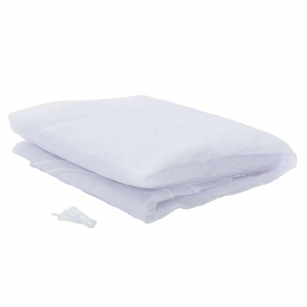 vidaXL Mosquitera para exteriores, malla 220, blanca, 300 x 300 x 200 cm