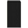 vidaXL Gabinete de Cosm&eacute;ticos con caj&oacute;n Roble Negro 80 x 40 x 75 cm