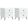 vidaXL Armario de Noche 2 uds. 43 x 34,5 x 47,5 cm