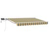 vidaXL Armaz&oacute;n de toldo manual con LEDs 3 x 2,5 m