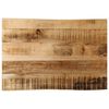 vidaXL Tablero de mesa borde natural madera maciza mango 50x40x2,5 cm
