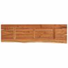 vidaXL Tablero rectangular madera de acacia borde vivo 140x40x3,8 cm