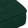 vidaXL Sill&oacute;n de relax con reposapi&eacute;s terciopelo verde oscuro