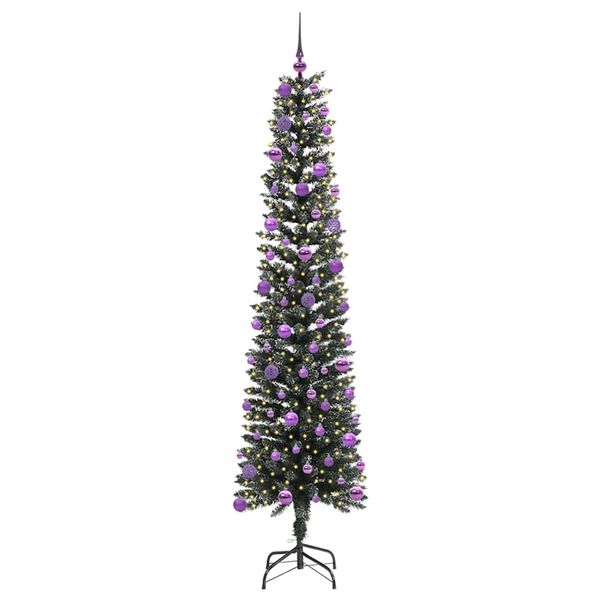 vidaXL &Aacute;rbol de Navidad artificial Verde 240 cm PVC, Pl&aacute;stico y Acero