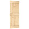 vidaXL Puerta corredera con herrajes madera maciza de pino 80x210 cm