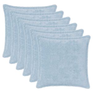 vidaXL Funda de almohada 6 uds. HOUTEN Azul Claro 30 x 30 cm