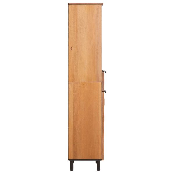 vidaXL Mueble de Cuarto de Ba&ntilde;o con estante Marr&oacute;n 38 x 33 x 160 cm