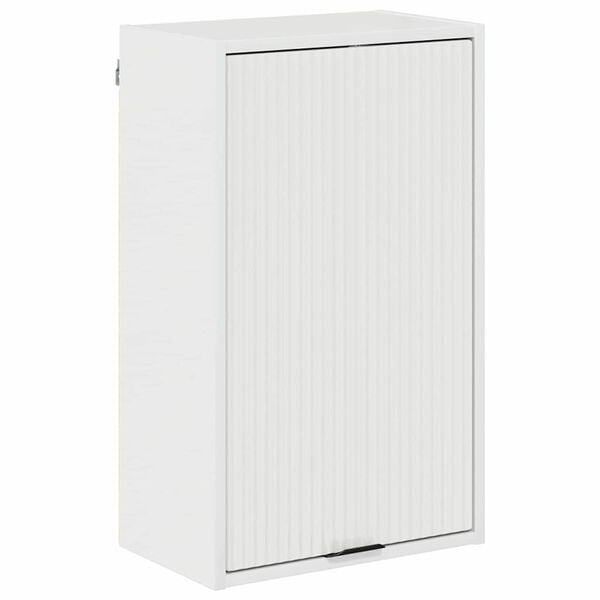 vidaXL Gabinete de Ba&ntilde;o con almacenamiento brillante 39 x 23,5 x 65 cm