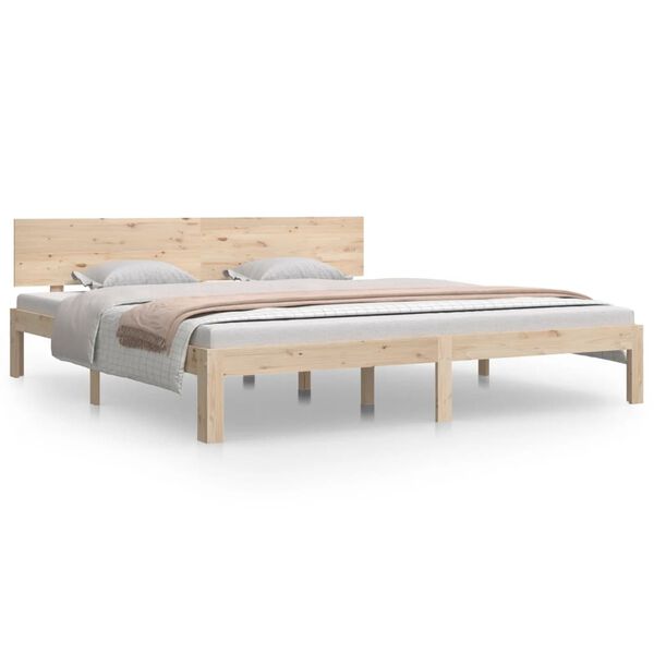 vidaXL Estructura de cama doble sin colch&oacute;n 180x200 cm