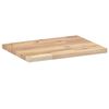 vidaXL Estantes flotantes 2 uds madera acacia sin tratar 40x30x2 cm