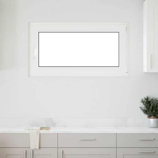 vidaXL Ventana de s&oacute;tano "RISOR" 110x50 cm oscilobatiente DIN derecha
