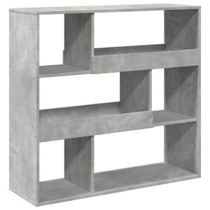 vidaXL Separador de ambientes madera gris hormig&oacute;n 100x33x94,5 cm