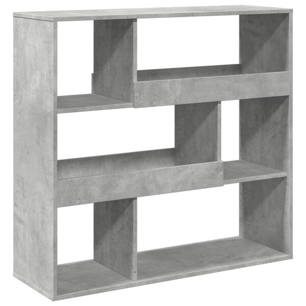 vidaXL Separador de ambientes madera gris hormig&oacute;n 100x33x94,5 cm