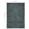 vidaXL Alfombra lavable plegable poli&eacute;ster gris 200x300 cm