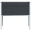 vidaXL Jardinera Antracita 100 x 45 x 90 cm Acero Galvanizado