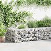 vidaXL Cesta de muro de gaviones acero galvanizado 100x50x50 cm