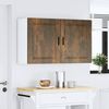 vidaXL Armarios pared para cocina 2 uds Porto roble ahumado