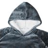 vidaXL Sudadera manta Azul marino L Forro Polar y Franela