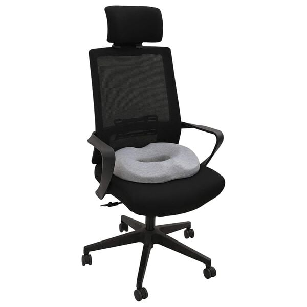 vidaXL Almohada para el asiento Gris Claro 42 x 36,5 x 8 cm