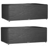 vidaXL Fundas muebles jardín 2 uds 12 ojales rectangular 213x132x75 cm