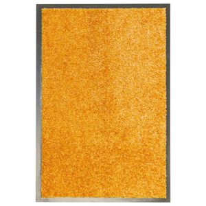 vidaXL Felpudo lavable naranja 40x60 cm