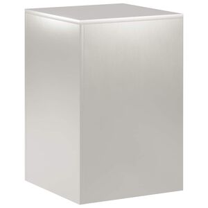 vidaXL Soporte de plantas Plateado 40 x 40 x 60 cm Acero