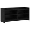 vidaXL Mueble de TV 100 x 33 x 47 cm Roble Negro Madera de ingenier&iacute;a