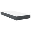 vidaXL Colch&oacute;n de Cama con colch&oacute;n Gris 100 x 200 cm tela