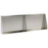 vidaXL Muro de Contenci&oacute;n 2 uds. 60 x 12 x 40 cm Acero inoxidable