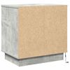 vidaXL Armario de Noche 2 pcs Gris Concreto 50 x 34,5 x 50 cm.
