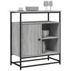 vidaXL Aparador de madera de ingeniería gris Sonoma 90x34x80 cm